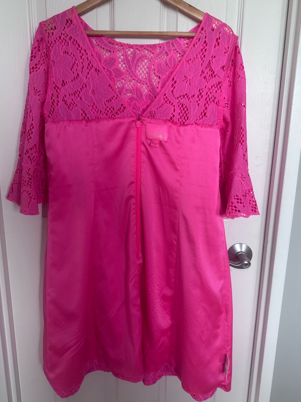 Lilly Pulitzer ALLYSON Pink Lace dress - Picture 9 of 10